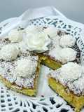 Torta al cioccolato bianco e cocco😋😋😋🥥🥥