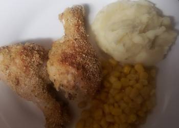 Popular Recipe Baked breaded chicken legs Delicious Perfect