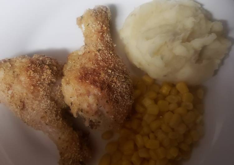 Step-by-Step Guide to Make Any-night-of-the-week Baked breaded chicken legs