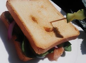 Una foto de Salmón Gravlax 🥪🐟