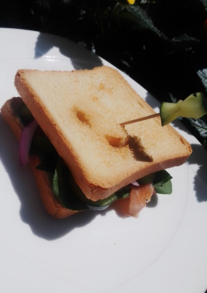 Una foto de Salmón Gravlax 🥪🐟