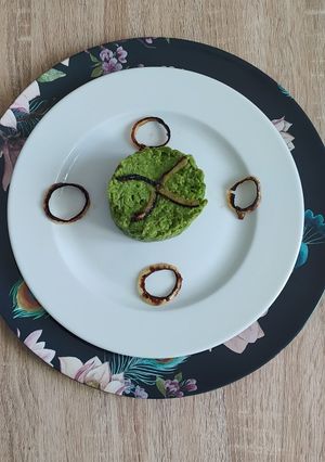 Une photo de Purée de petit pois