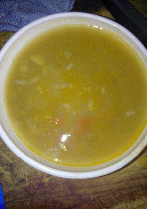 Una foto de Sopa de lentejas económica a la Mario, s