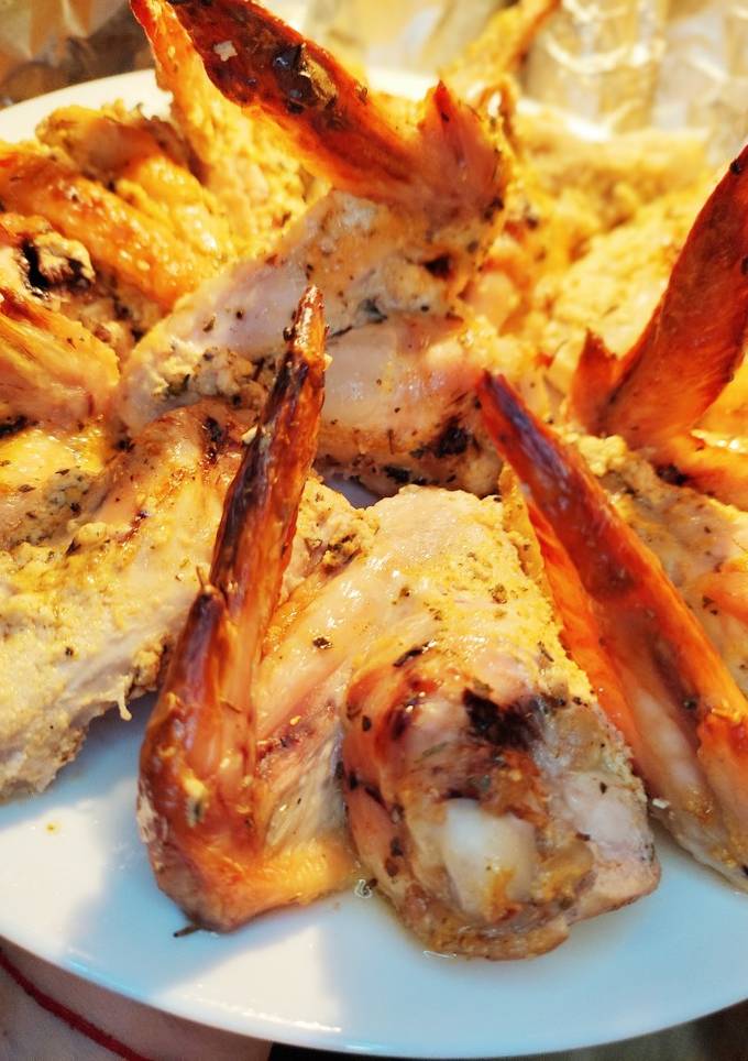 Крильця запечені в кефірі 🍗