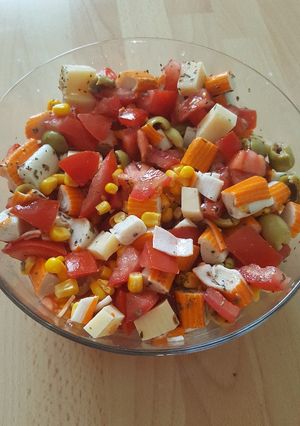 Une photo de Petite salade fraîche et light