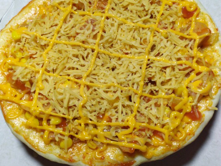 Resep PIZZA teflon sederhana ala rumahan semua bisa coba yang Enak Banget