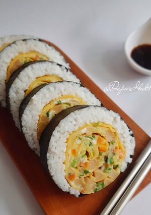 Foto resep 1101. Tamago Sushi Roll