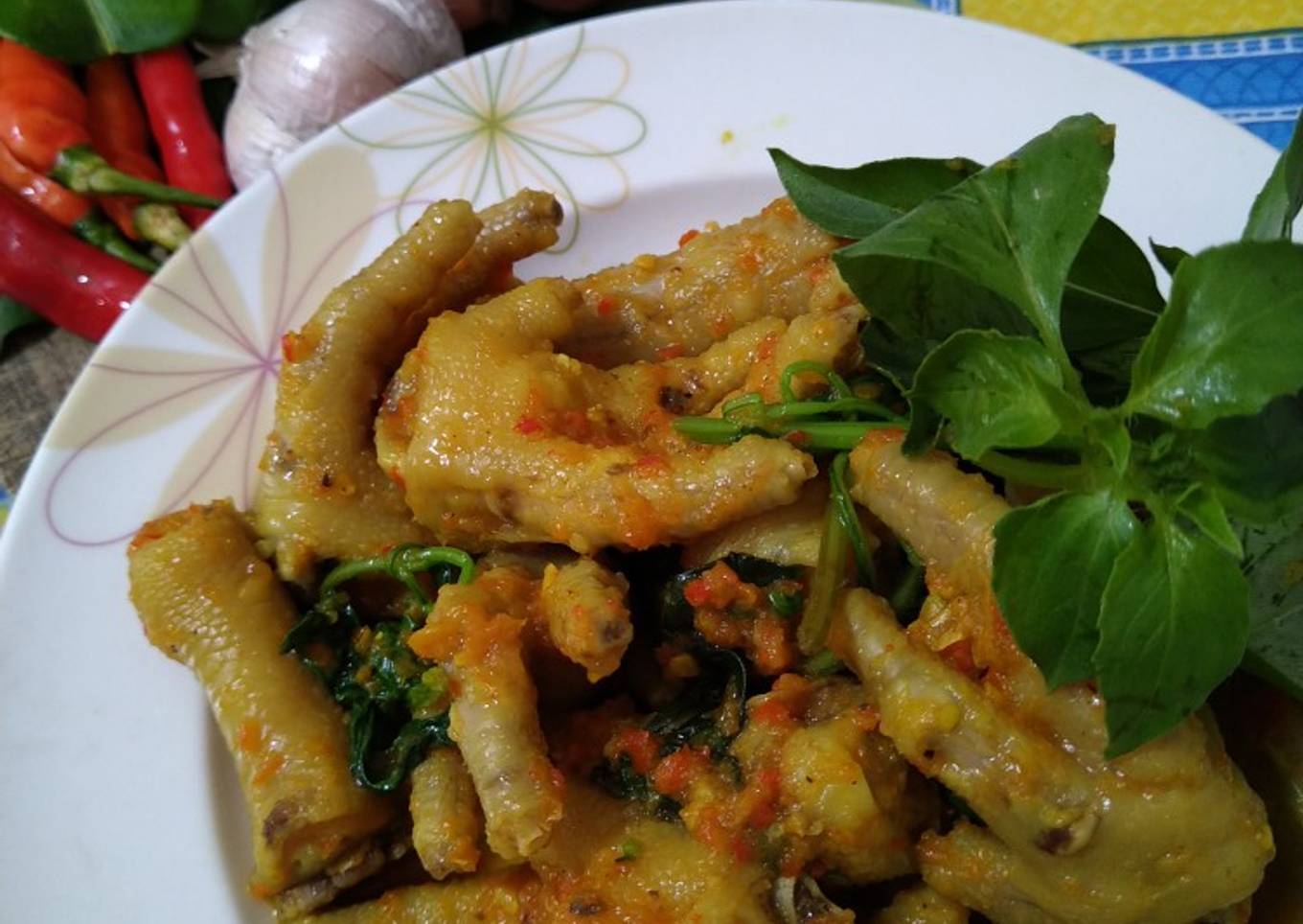 Rica Rica Ceker Ayam Kemangi Endees (Enak dan pedees) 16.11.2019