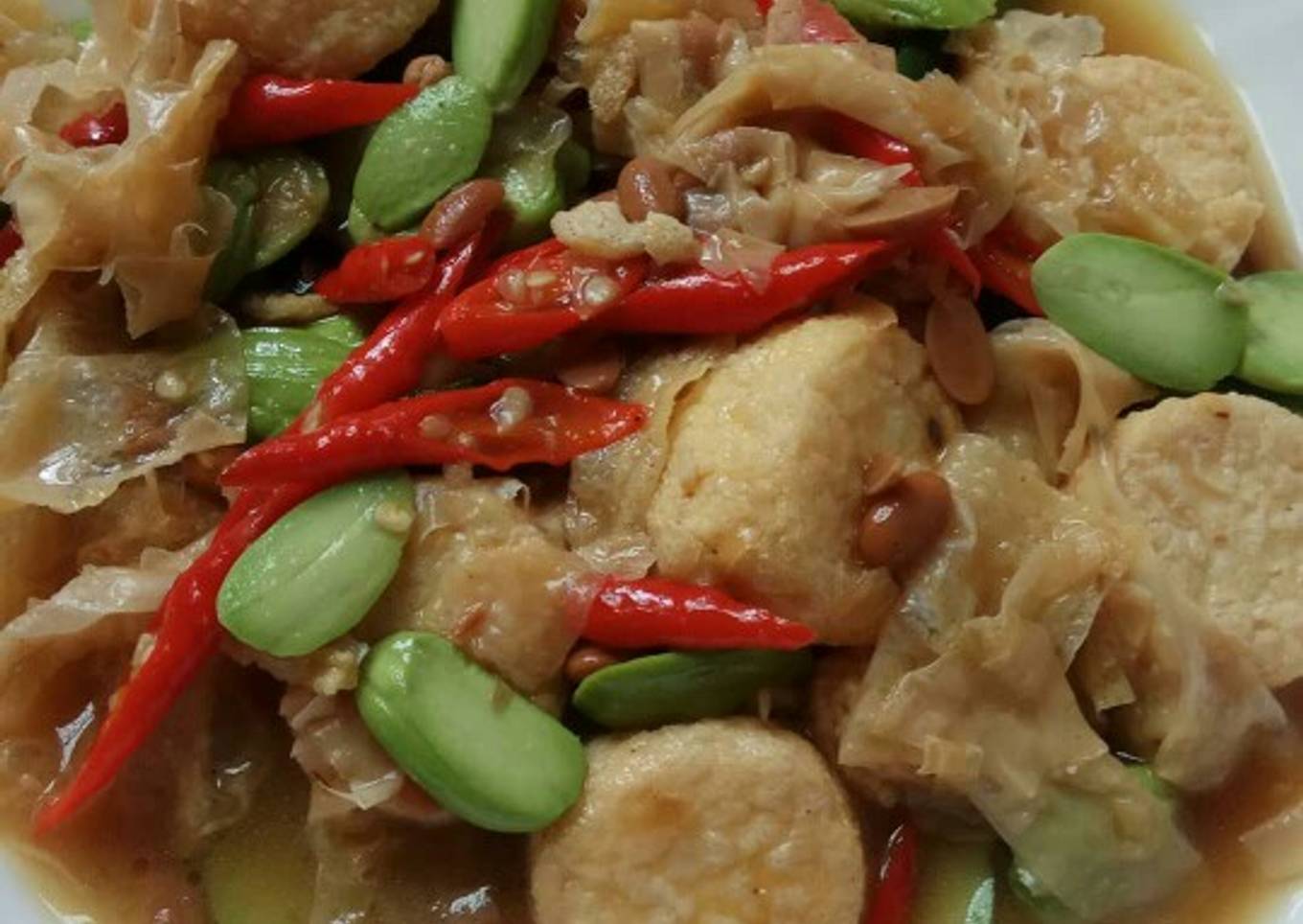 Tauco tofu vegetarian #5resepterbaruku #TantanganPertamaku