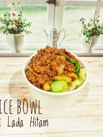 Langkah Gampang Menyiapkan Resep Rice Bowl Sapi Lada Hitam yang Enak