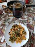 Pastas con Verduras y Queso Rallado