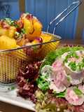 Kartoffeln mit Rettichsalat