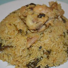 A picture of Chicken Pakhi Biryani.