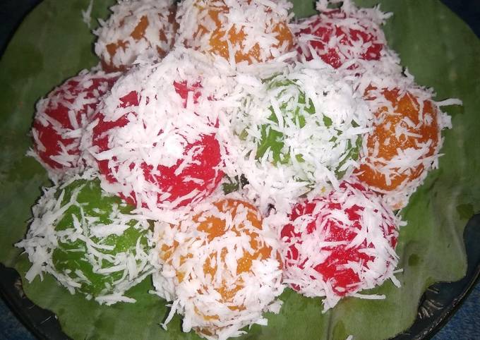 Resep Klepon Singkong Pelangi Oleh Devi Saputri Cookpad