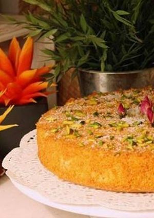 صورة لوصفة كيكة السبع كاسات 🍞