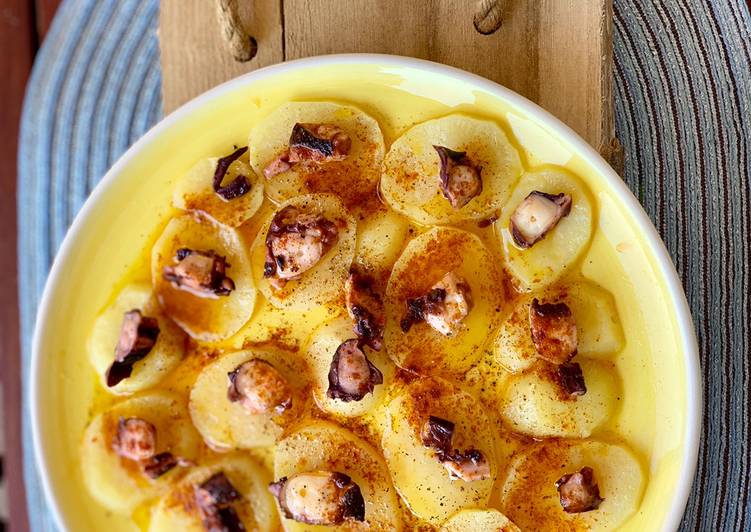 Pulpo a la gallega en 10 min