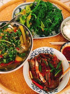 Hình của món Cá nục kho cà “ cơm gia đình.