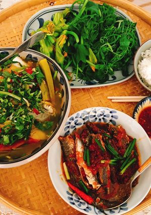 Hình của món Cá nục kho cà “ cơm gia đình.