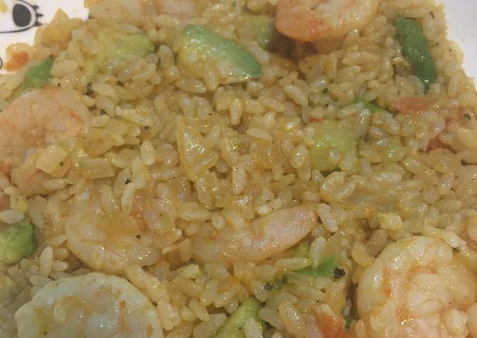 Recipe of Favorite Shrimp Avocado Fried Rice