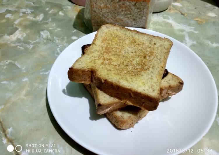 Resep French Toast / Roti telur susu, Enak