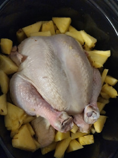 A picture of Hawaiian DF SF Crock-Pot Chicken.