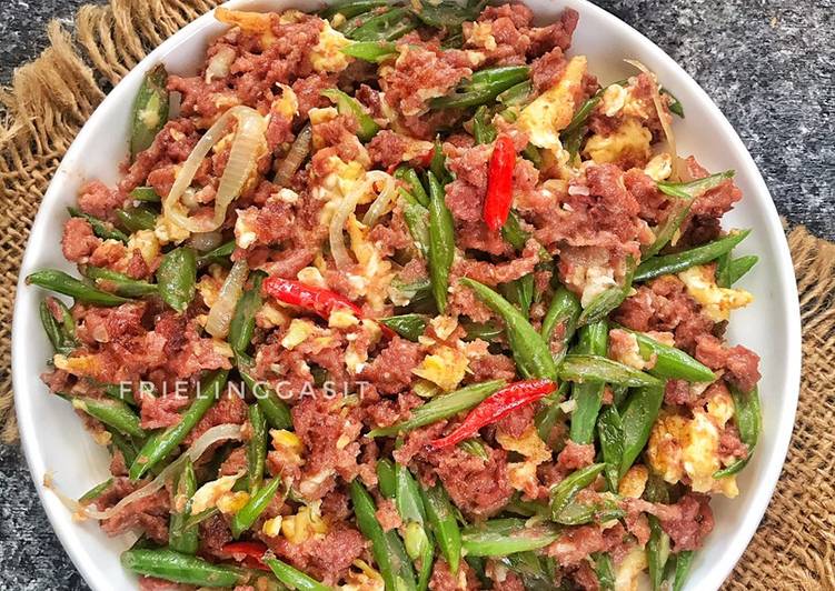 Resep Simple Weekend, Tumis Buncis Kornet ????????????