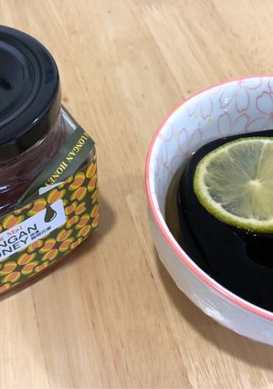 仙草凍佐蜂蜜醃檸檬 的食譜成品照片