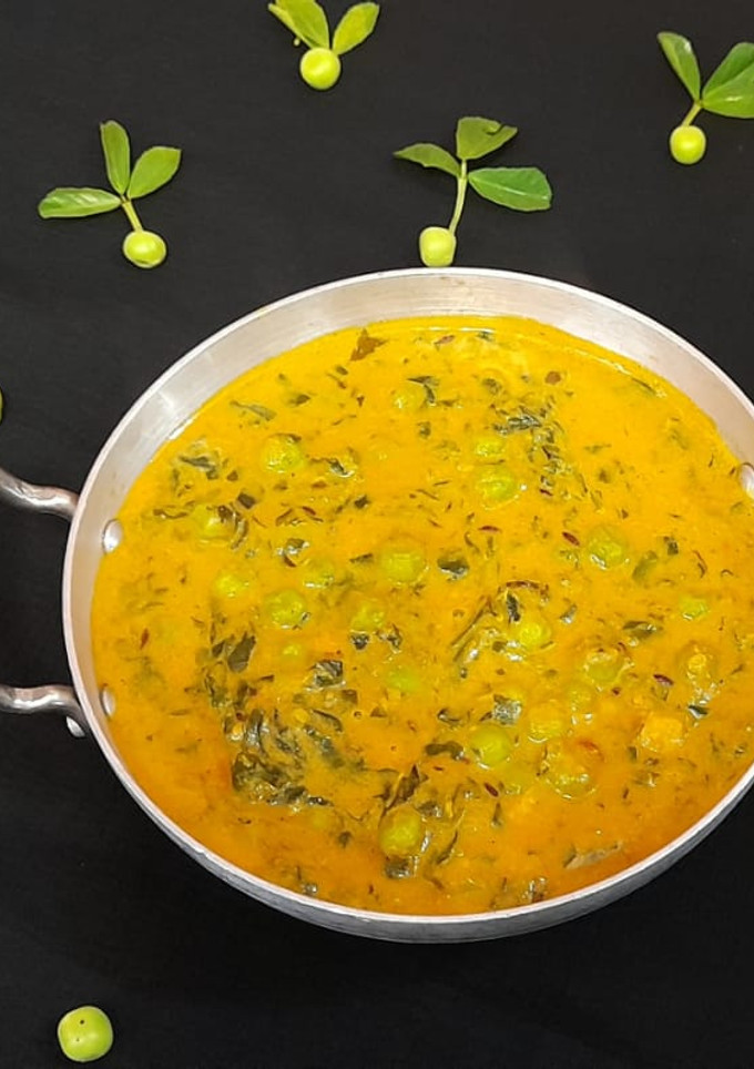 मेथी मटर मलाई (methi matar malai recipe in Hindi) रेसिपी मुख्य फोटो