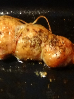 Una foto de Muslos de pollo relleno