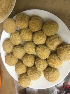 صورة لوصفة كرات البطاطس المقرمشه