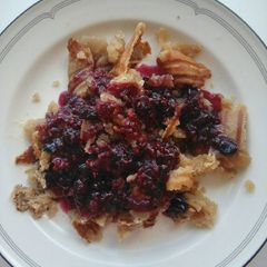 A picture of Vegan waffles.
