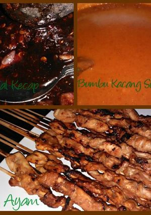 Foto resep Sate Ayam Bumbu Singkong dengan Sambal Kecap