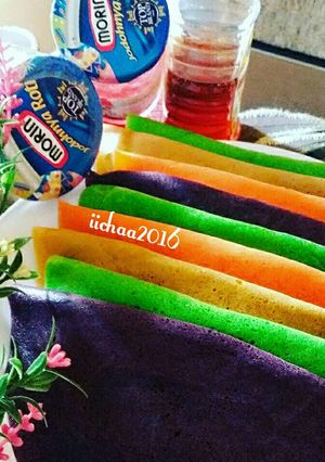 Foto resep Martabak Manis Pelangi 🚥