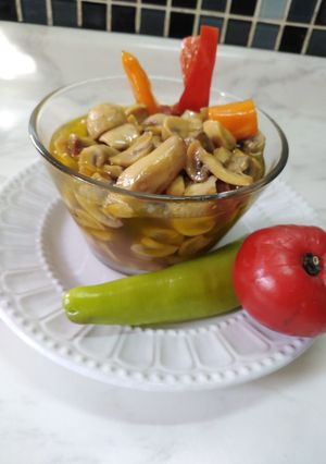 Una foto de Champiñones al Pil Pil