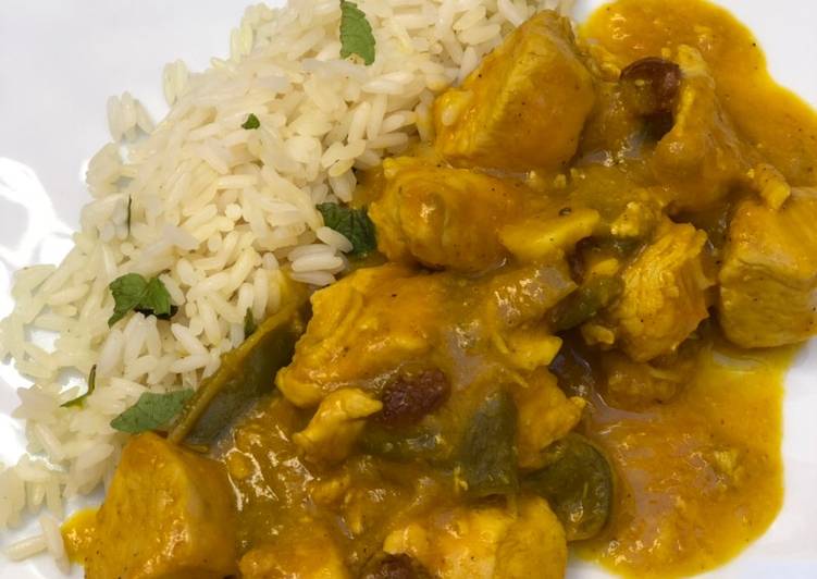 Pechuga de pollo thai con salsa de mango, naranja y jengibre 🐓🥭🍊🍚