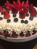 Torta de frutos rojos
