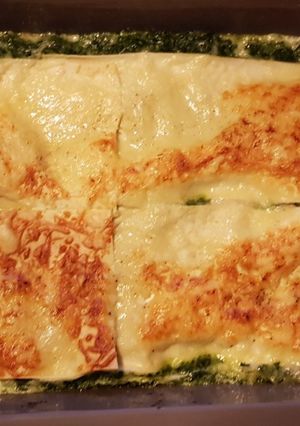 Une photo de Lasagne epinard et saumon