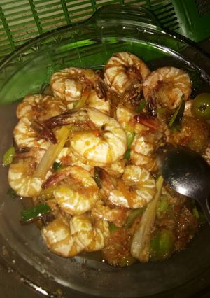 Foto resep Udang pedas asam