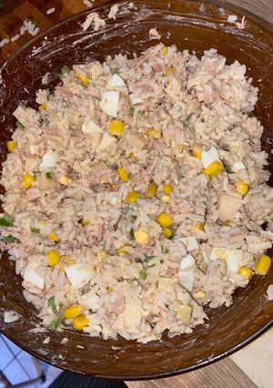 Une photo de Salade de riz 🥗🍚