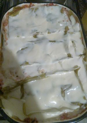Una foto de Lasagna vegetariana (soja texturizada)