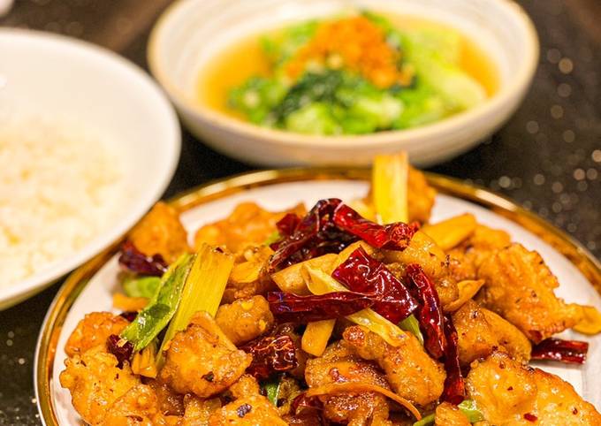 Cara membuat Szechuan chicken/ ayam goreng sichuan