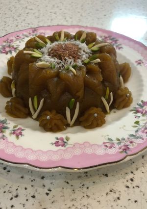 عکسی از دستور حلوا سوهانی 🍮