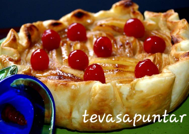 Step-by-Step Guide to Prepare Quick Tarta de manzana francesa 🍎🍏