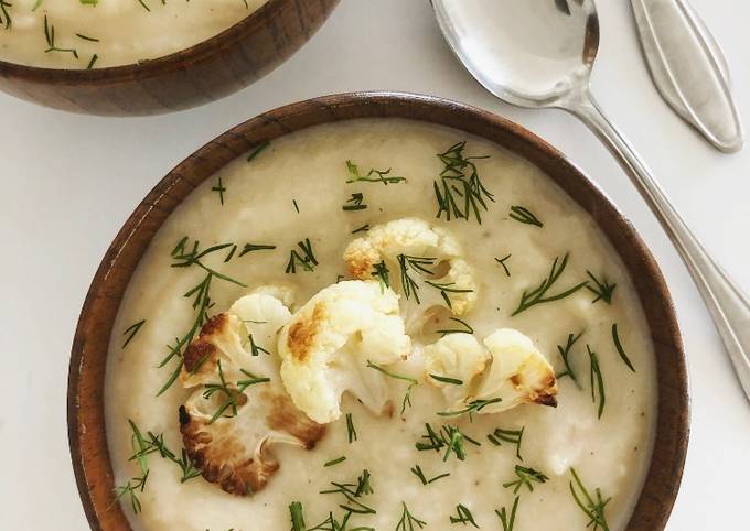 Recipe of Speedy Creamy Cauliflower Soup