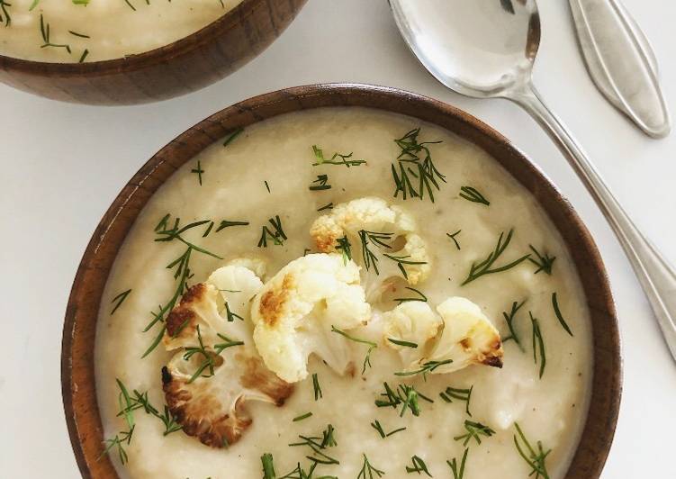 Simple Way to Make Award-winning Creamy Cauliflower Soup