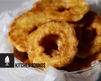 The New Way Cooking Recipe Onion rings from chopped onions  Delicious Simple