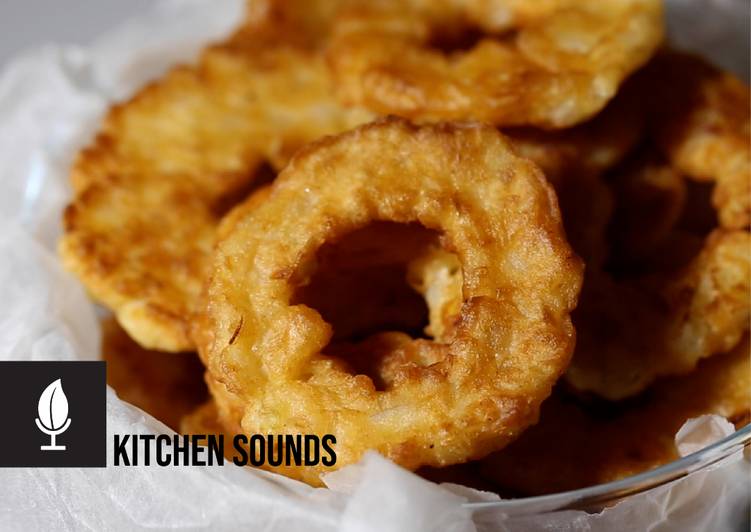 Step-by-Step Guide to Prepare Perfect Onion rings from chopped onions! 😱