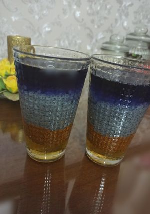 عکسی از دستور شربت چند رنگ