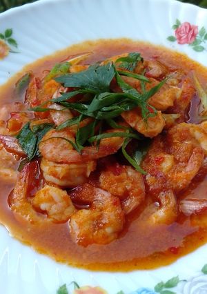 Foto resep Udang asam pedas