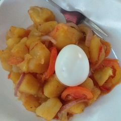 A picture of Sweet potatoes porridge.